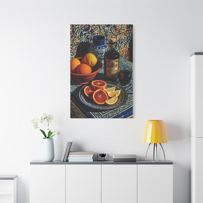 Italian Citrus & Majolica Still Life Wall Art & Canvas Print