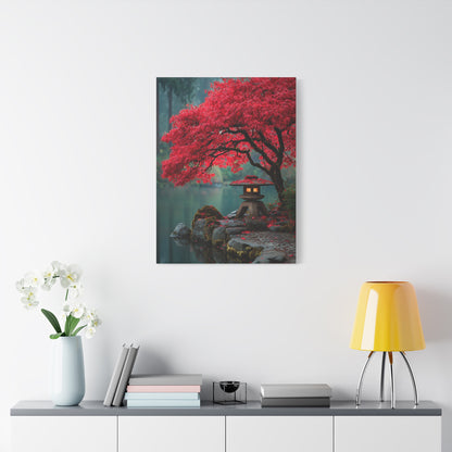 Japanese Maple Garden Autumn Wall Art & Canvas Print