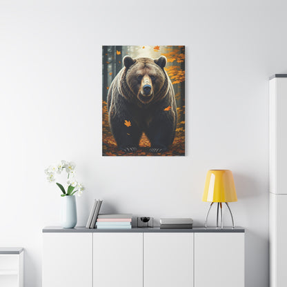 Autumn Forest Guardian Bear Wall Art & Canvas Prints