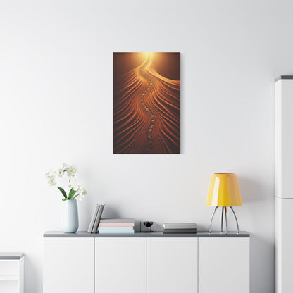 Path of Light Through the Desert Wall Art & Canvas Prints