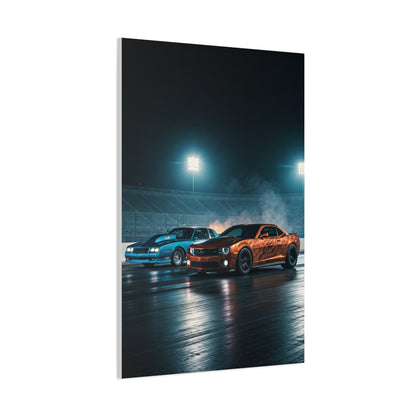 Modern Muscle vs Big Block Legend Wall Art & Canvas Prints
