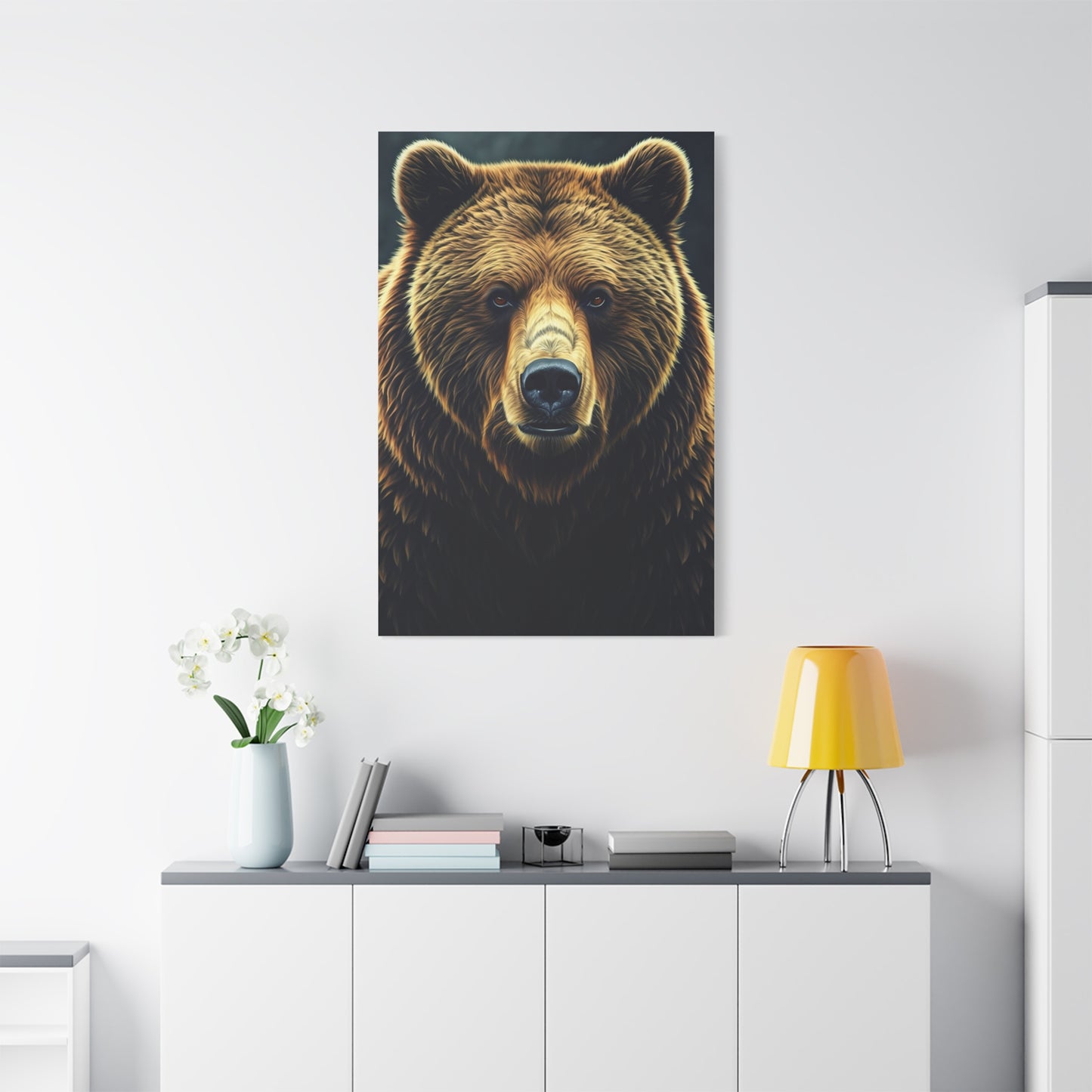 Majestic Brown Bear Portrait Wall Art & Canvas Prints