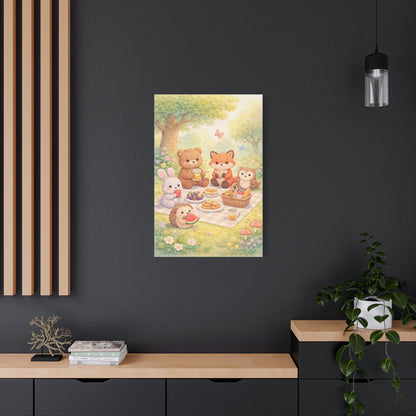Magical Forest Picnic Wall Art & Canvas Print