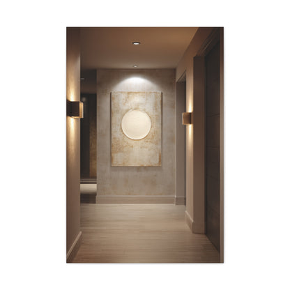 Minimalist Textured Luxury Hotel Hallway Wall Art & Canvas Print