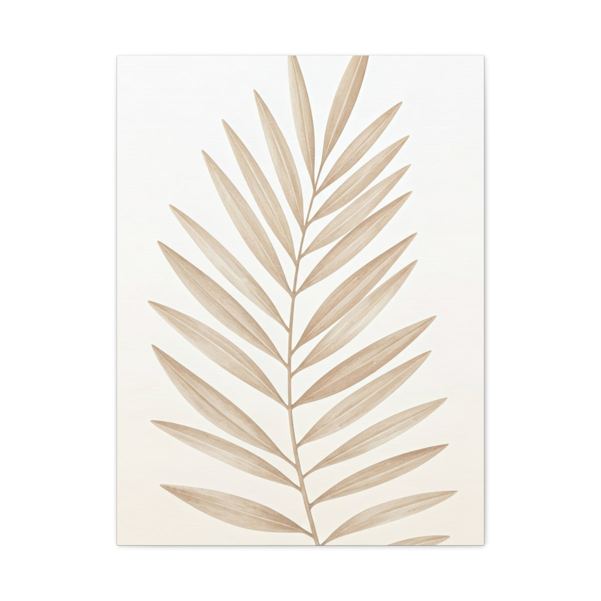 Neutral Palm Silhouette Wall Art & Canvas Prints