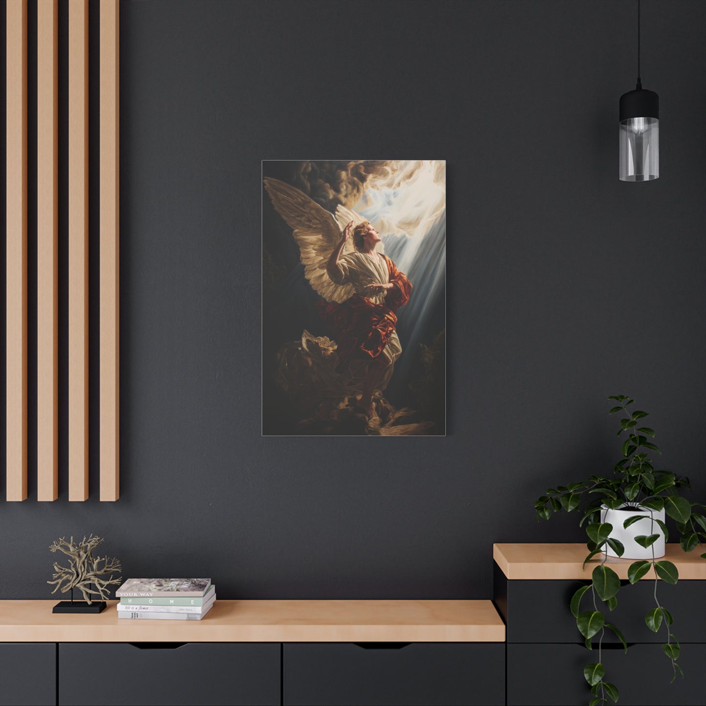 Michelangelo-inspired Angel Wall Art & Canvas Print
