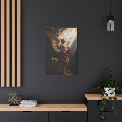 Michelangelo-inspired Angel Wall Art & Canvas Print
