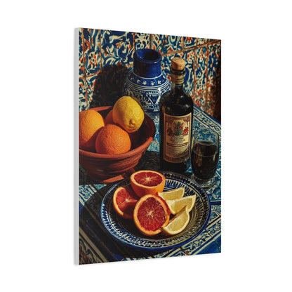 Italian Citrus & Majolica Still Life Wall Art & Canvas Print