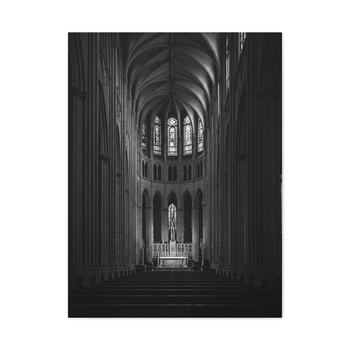 Gothic Cathedral Nave Light Wall Art & Canvas Prints