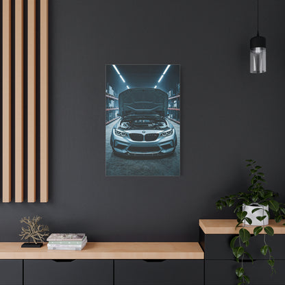 BMW M2 Industrial Workshop Lighting Wall Art & Canvas Prints