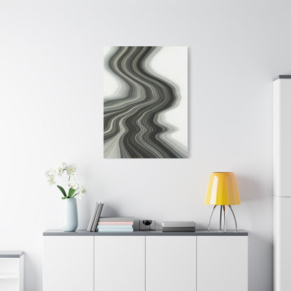 Monochrome Ripple Path Wall Art & Canvas Prints