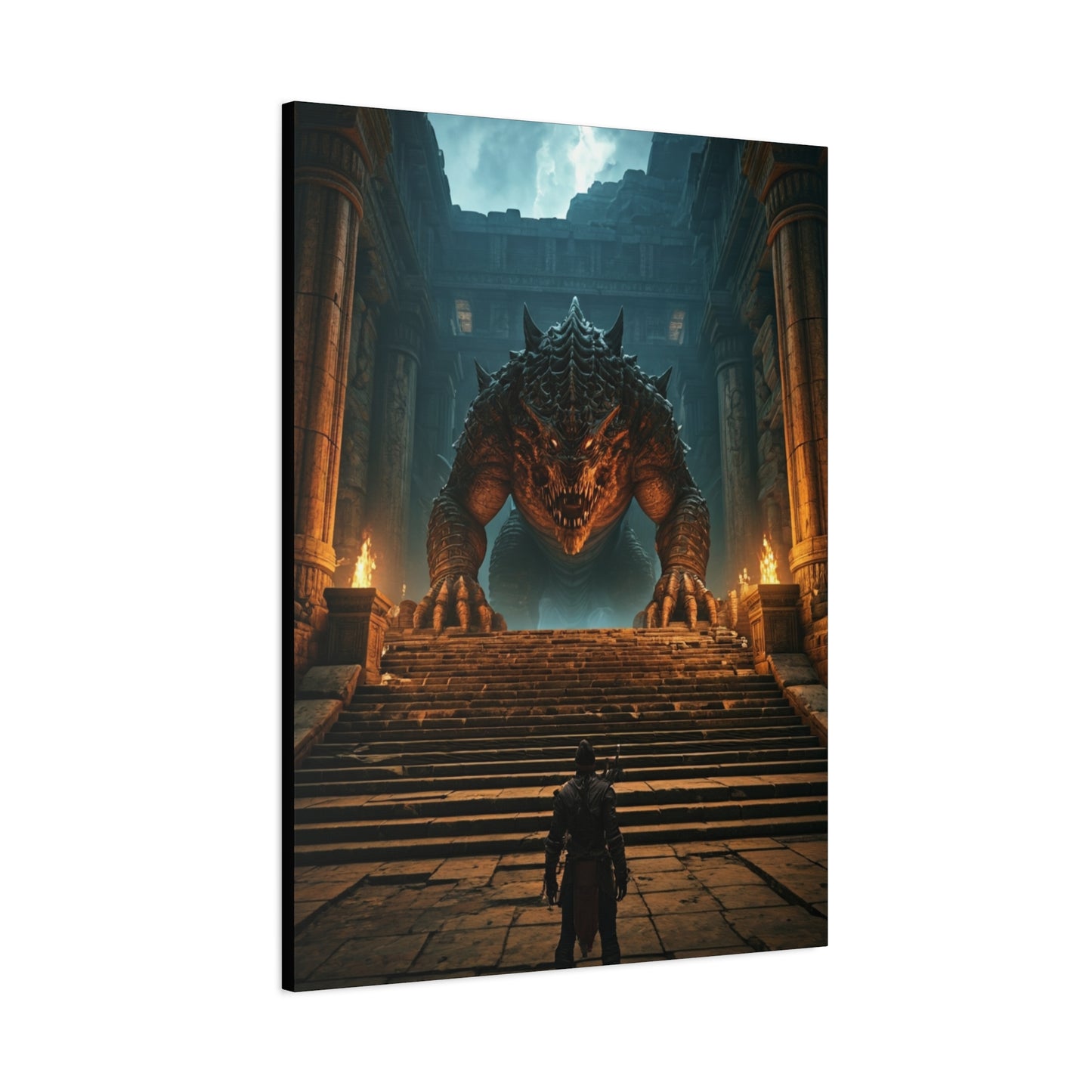 Colossal Dragon Guardian Wall Art & Canvas Prints