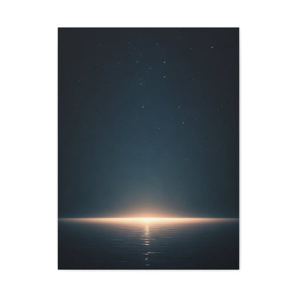 Starry Night Sea Horizon Wall Art & Canvas Prints