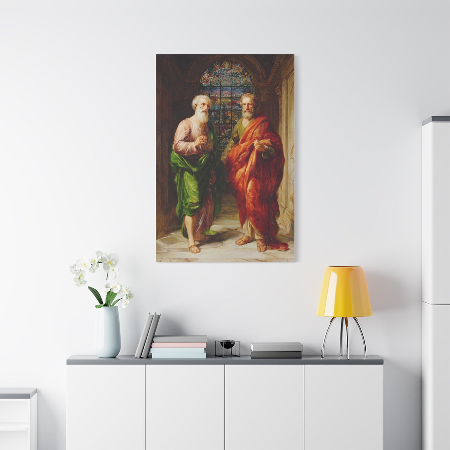 St Peter and St Paul in Cathedral Light Wall Art & Canvas Print