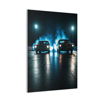 Twin Blower Launch Camaro vs Firebird Wall Art & Canvas Prints