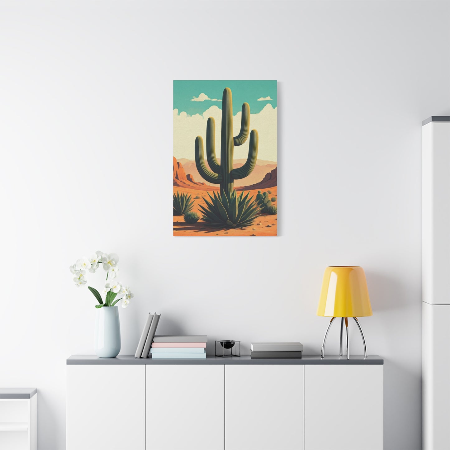 Southwest Saguaro Desert Landscape Wall Art & Canvas Prints