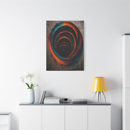 Urban Vortex Graffiti Tunnel Street Wall Art & Canvas Print