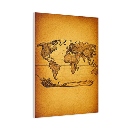 Old World Nautical Map Wall Art & Canvas Prints
