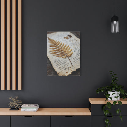 Antique Botanical Fern Study Wall Art & Canvas Print