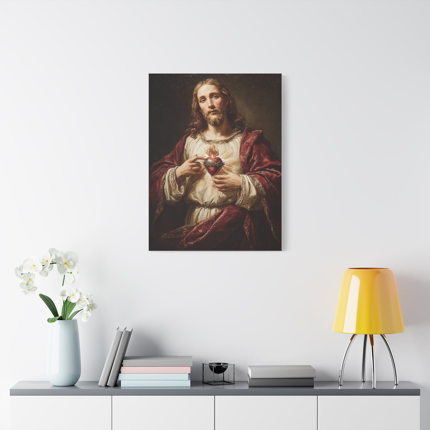 Sacred Heart of Jesus Classical Devotion Wall Art & Canvas Print