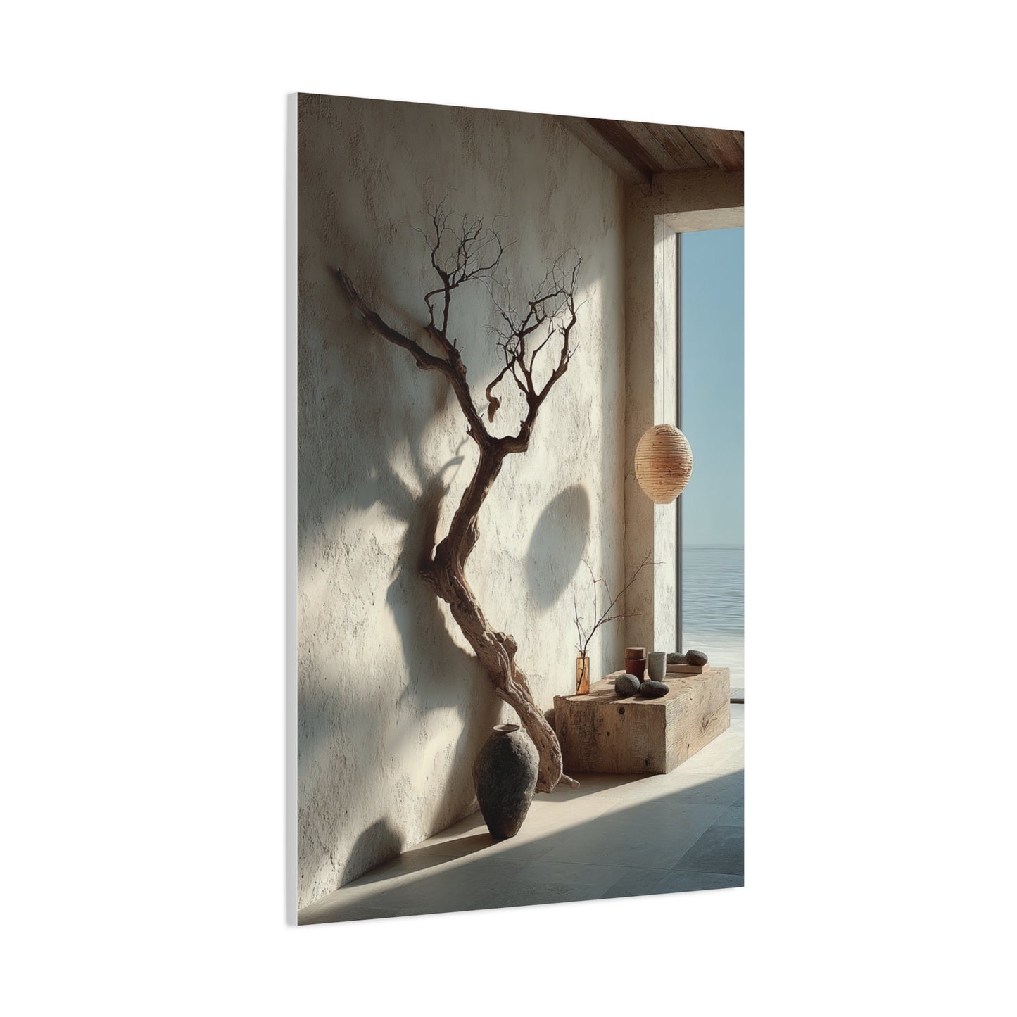 Wabi-Sabi Driftwood Interior Wall Art & Canvas Print