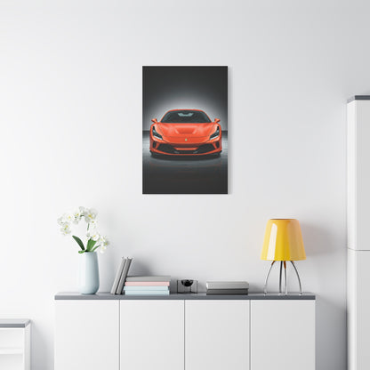 Ferrari F8 Tributo Minimal Studio Wall Art & Canvas Prints