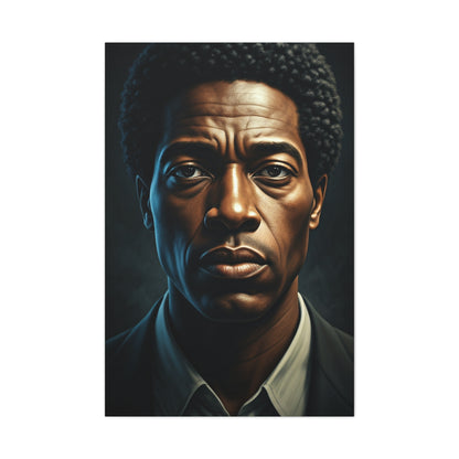 Face of Resolve Wall Art & Canvas Prints