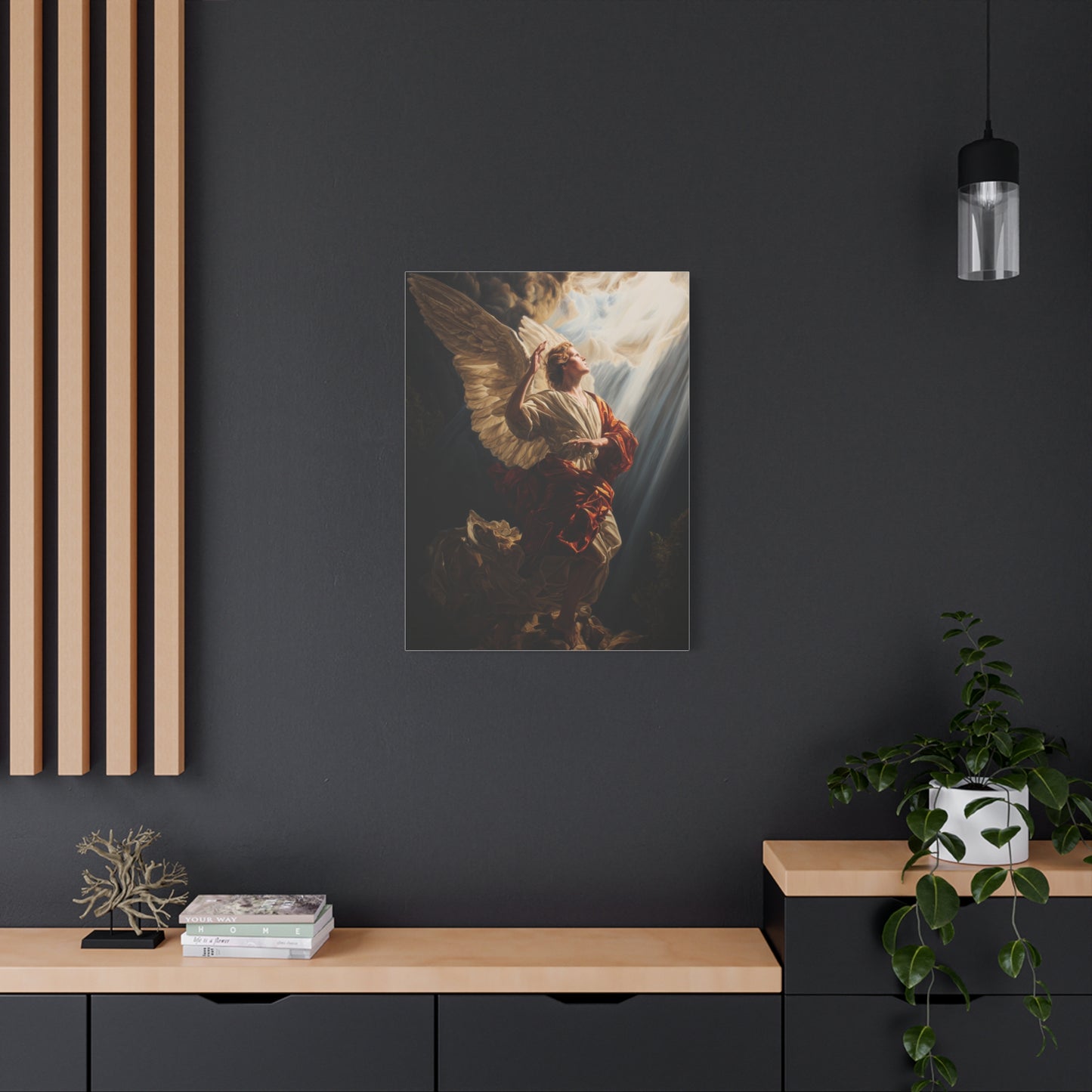 Michelangelo-inspired Angel Wall Art & Canvas Print