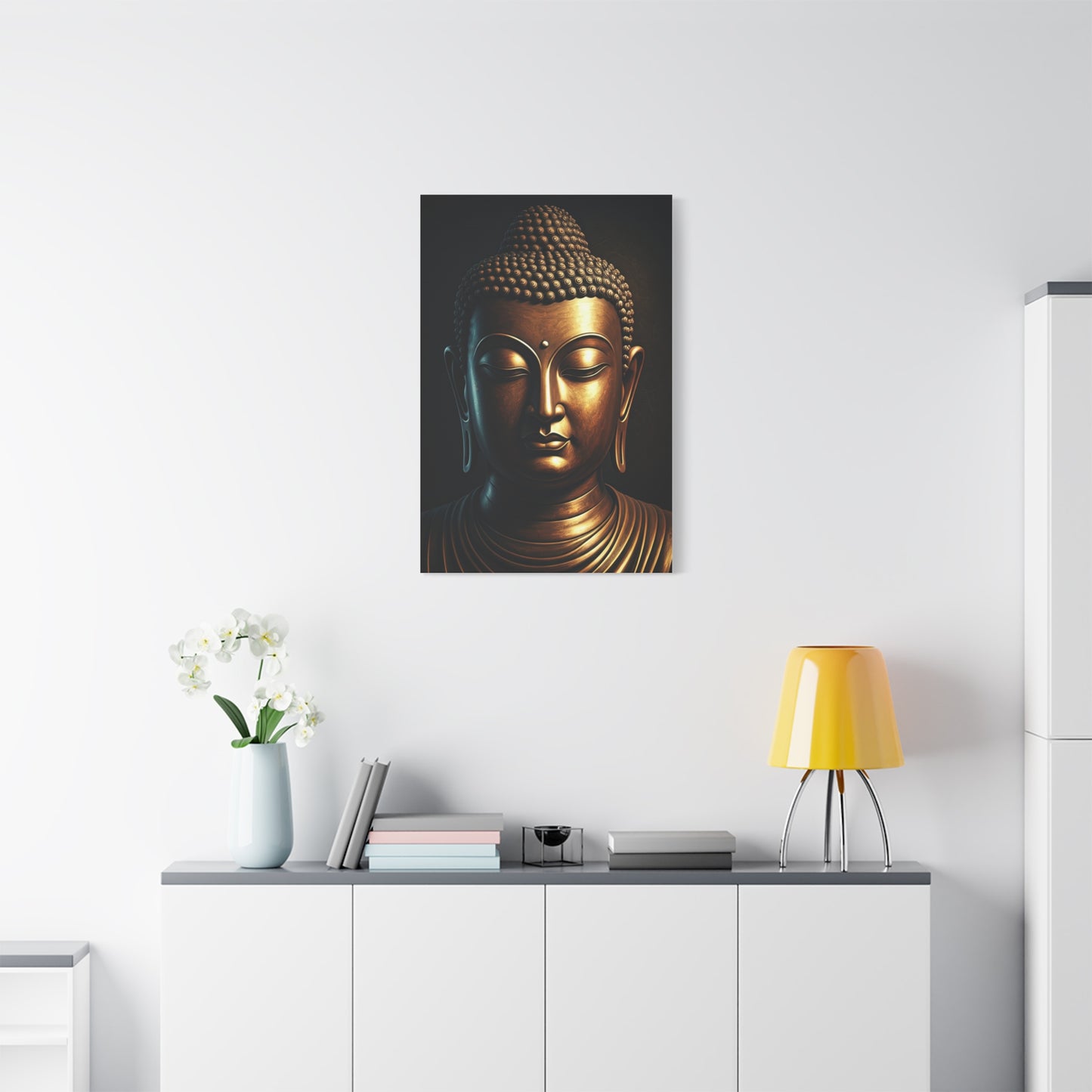 Midnight Glow Buddha Meditation Wall Art & Canvas Prints