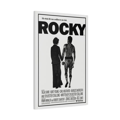 Rocky Movie Poster Wall Art & Canvas Print