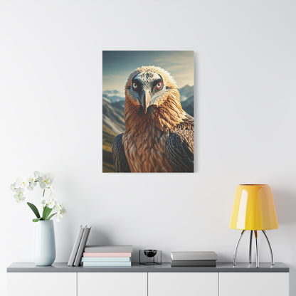 Majestic Mountain Falcon Portrait Wall Art & Canvas Prints