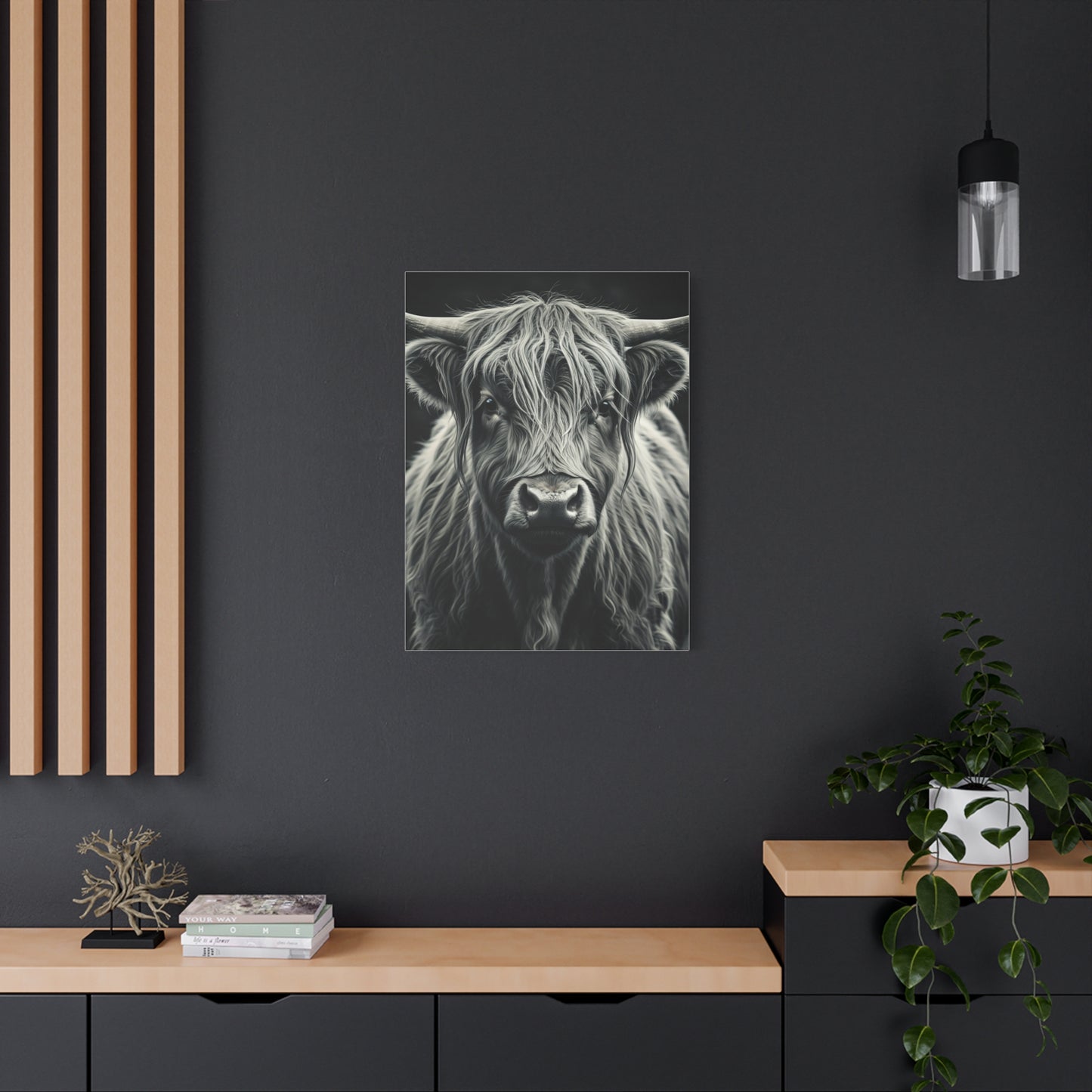 Highland Longhorn Portrait Wall Art & Canvas Prints