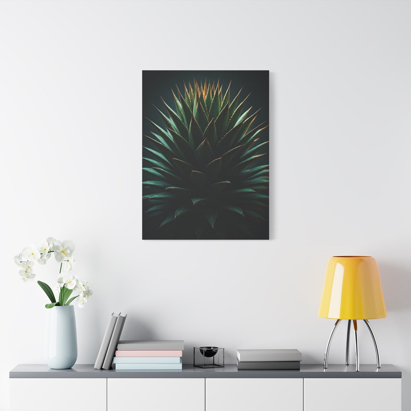 Desert Radiance Agave Sculpture Wall Art & Canvas Prints