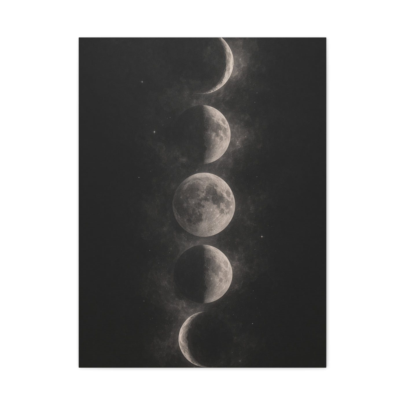 Moon Phase Minimal Celestial Wall Art & Canvas Print