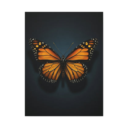 Monarch Butterfly Symmetry Portrait Wall Art & Canvas Prints