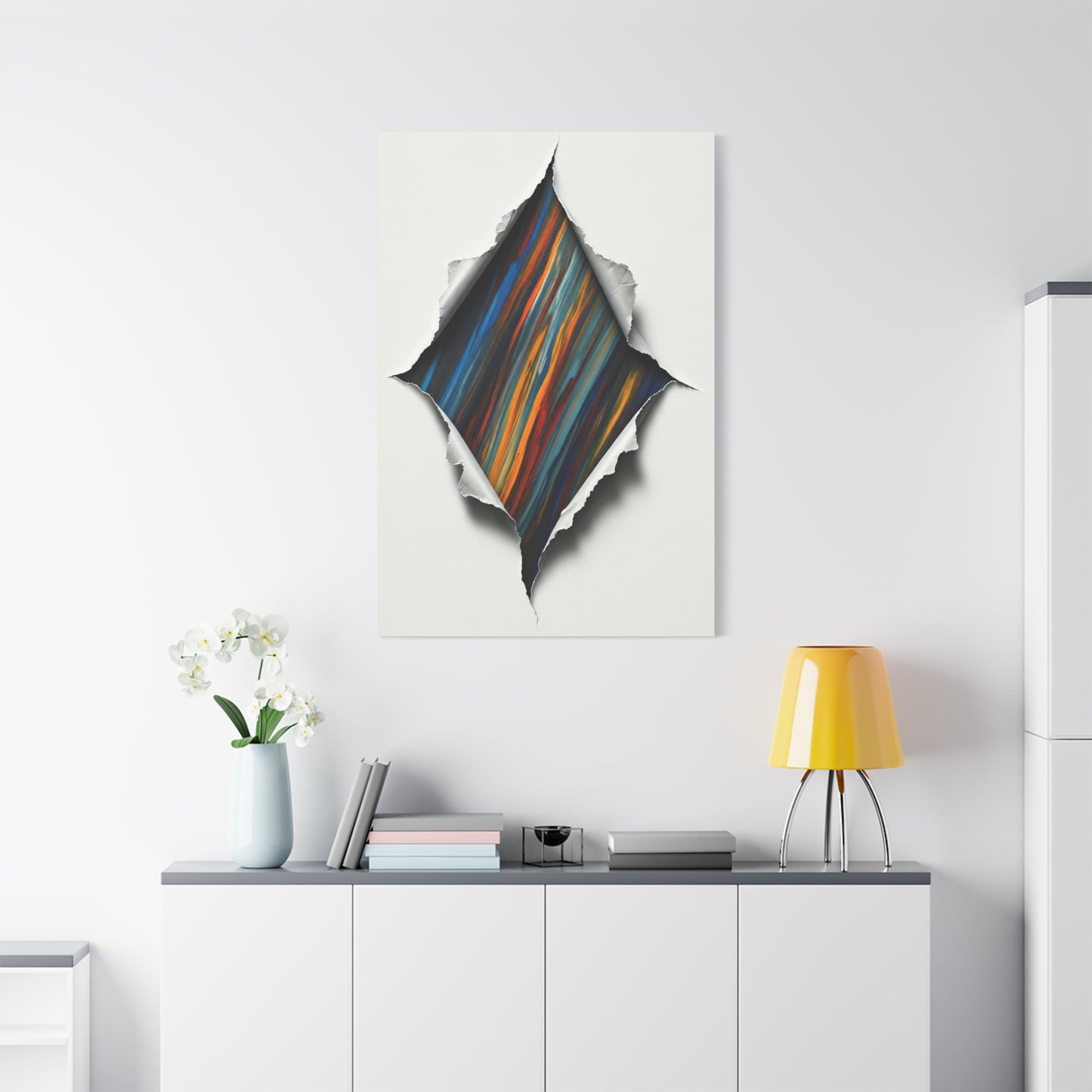 Fractured Color Core Abstract Wall Art & Canvas Prints