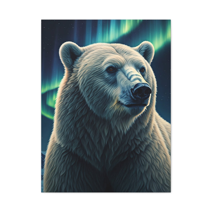 Northern Lights Polar Bear Wall Art & Canvas Prints