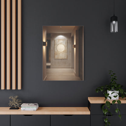 Minimalist Textured Luxury Hotel Hallway Wall Art & Canvas Print