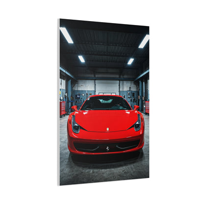 Ferrari 458 Italia Service Bay Craftsmanship Wall Art & Canvas Prints