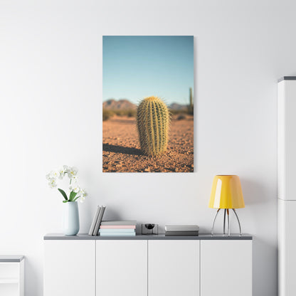 Barrel Cactus Desert Minimalism Wall Art & Canvas Prints