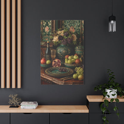 Ornamental Heritage Dining Still Life Wall Art & Canvas Print