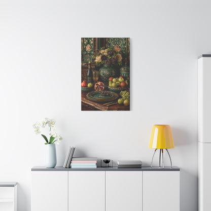 Ornamental Heritage Dining Still Life Wall Art & Canvas Print