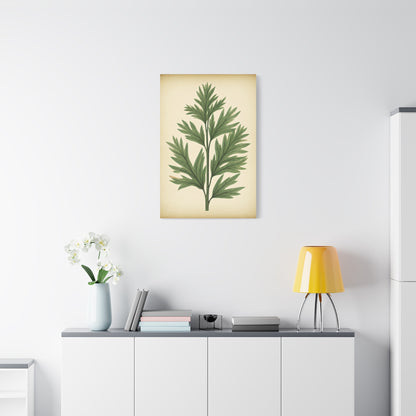 Botanical Herb Study Vintage Wall Art & Canvas Prints