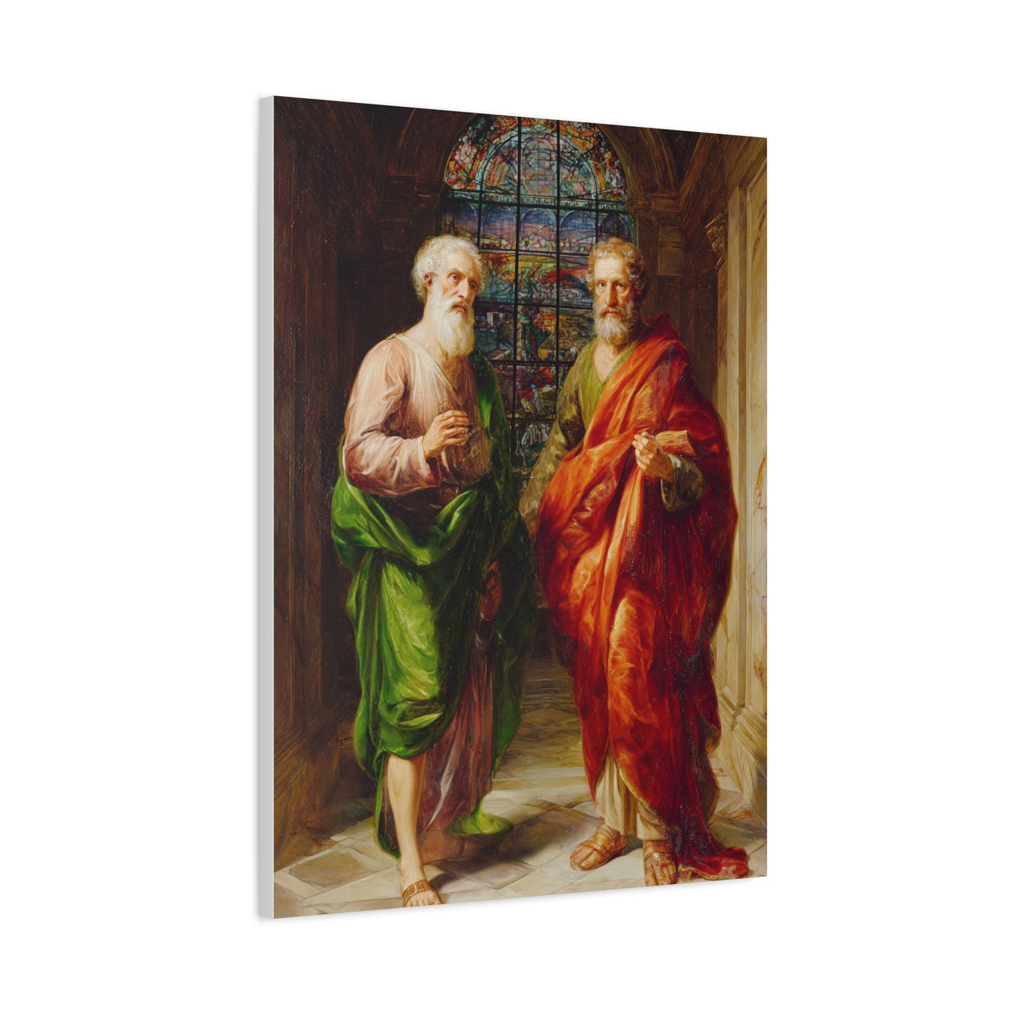 St Peter and St Paul in Cathedral Light Wall Art & Canvas Print