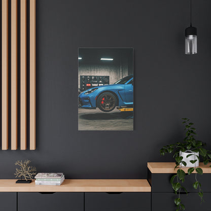 Toyota GR86 Modern Workshop Modification Scene Wall Art & Canvas Prints