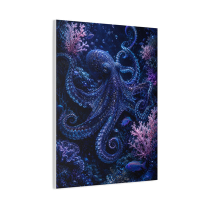 Deep Ocean Octopus Fantasy Tropical Wall Art & Canvas Print