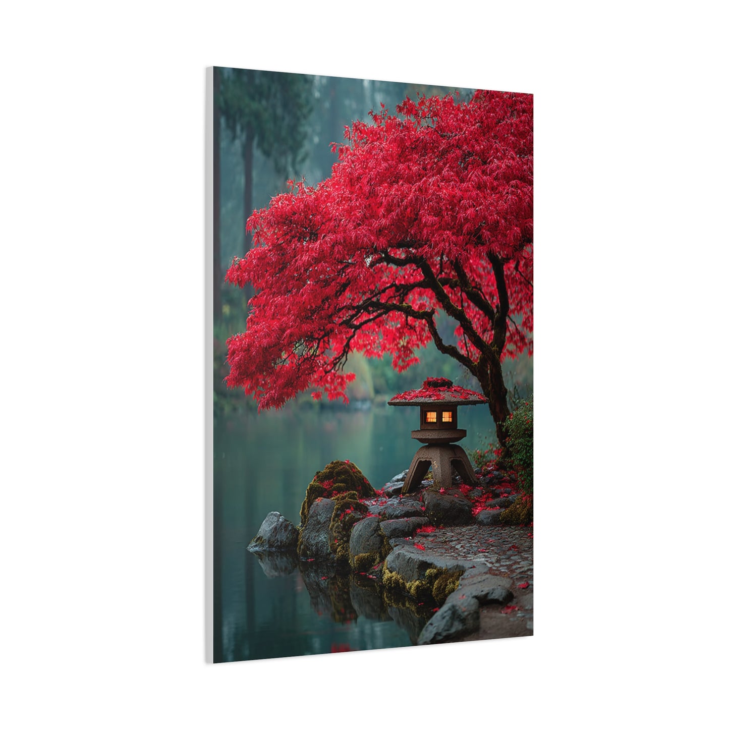 Japanese Maple Garden Autumn Wall Art & Canvas Print