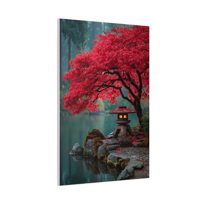 Japanese Maple Garden Autumn Wall Art & Canvas Print