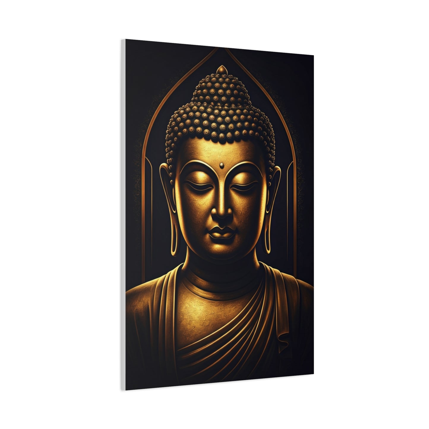 Sacred Circle Buddha Portrait Wall Art & Canvas Prints