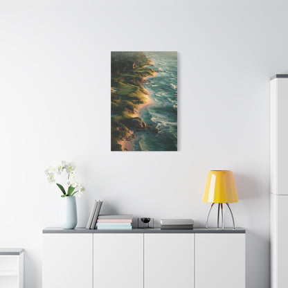 Coastal Links Golf Course Aerial Wall Art & Canvas Print